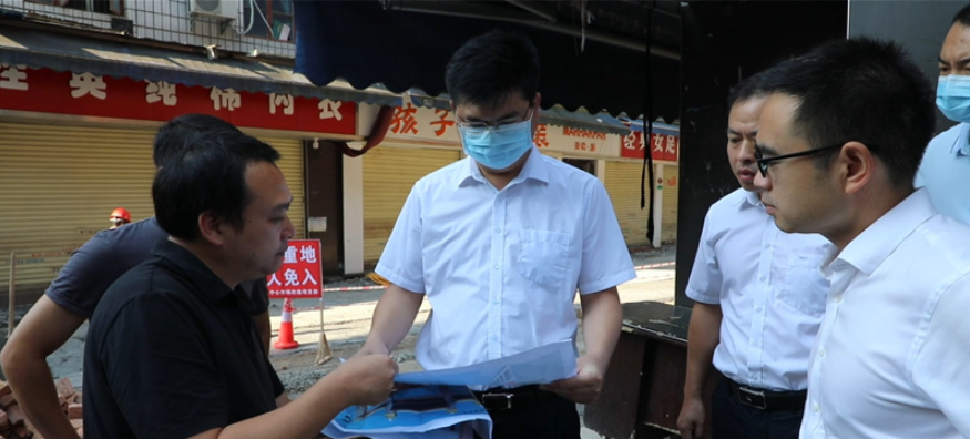 郑明明调研怀化中心市场综合环境整治提升工作