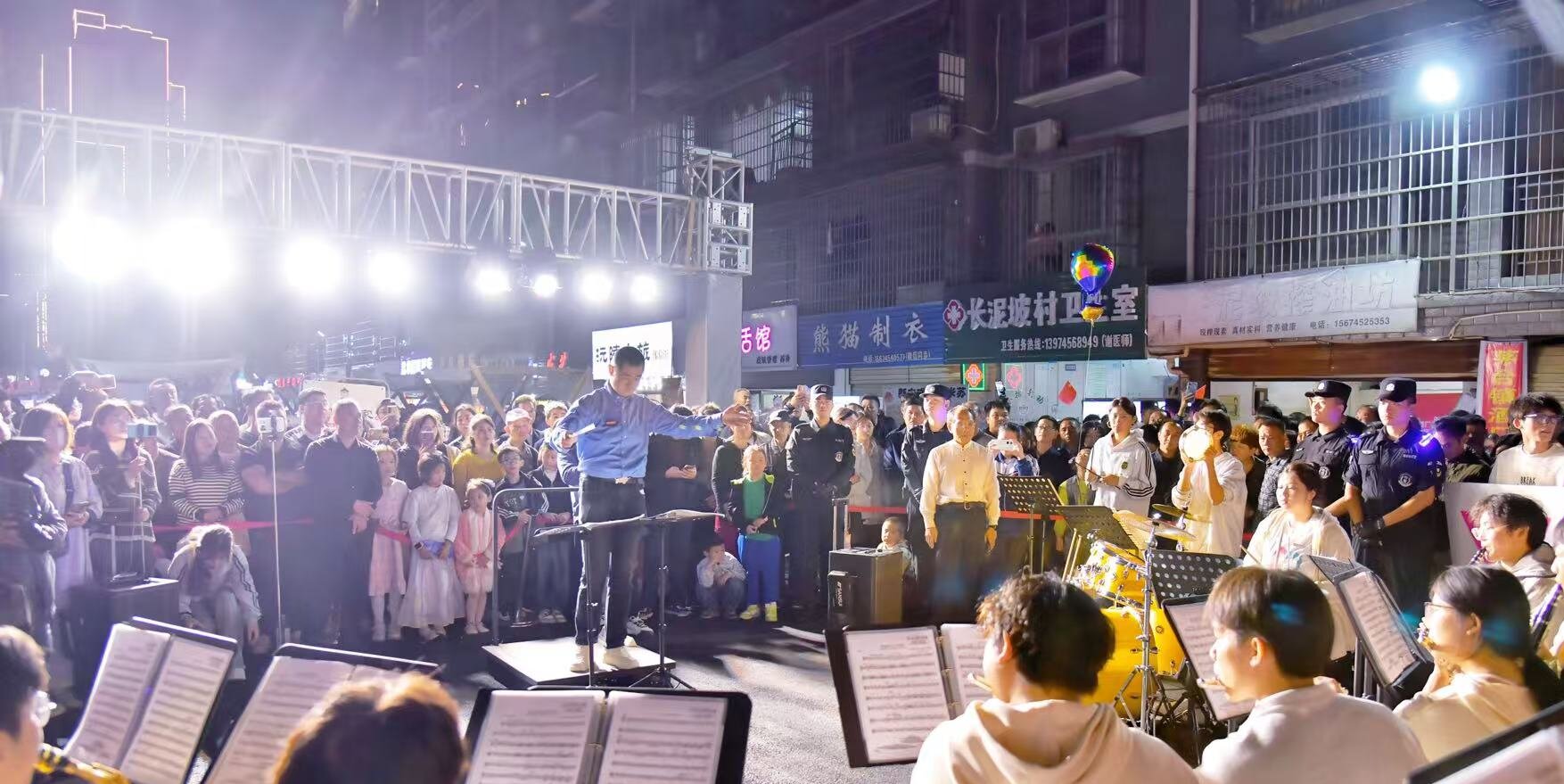 助力美美的怀化多维“出圈”！怀化学院交响管乐团奏响长泥坡