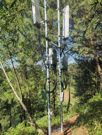 鹤城区工信局我为群众办实事加快农村4g通讯基站建设助力乡村振兴